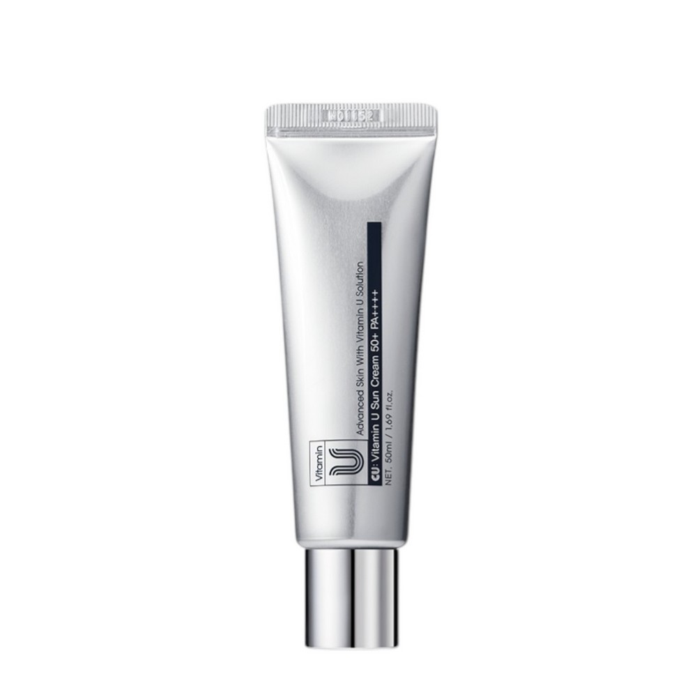 Успокаивающий солнцезащитный крем с витамином U и пептидами CUSKIN Vitamin U Sun Cream SPF 50+ PA++++, 50 мл